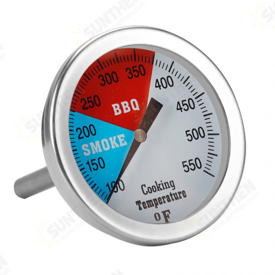 TS-BX44 Household Stainless Steel Oven Barbecue Grill 100-550℉ Thermometer Cooking Temperature Gauge