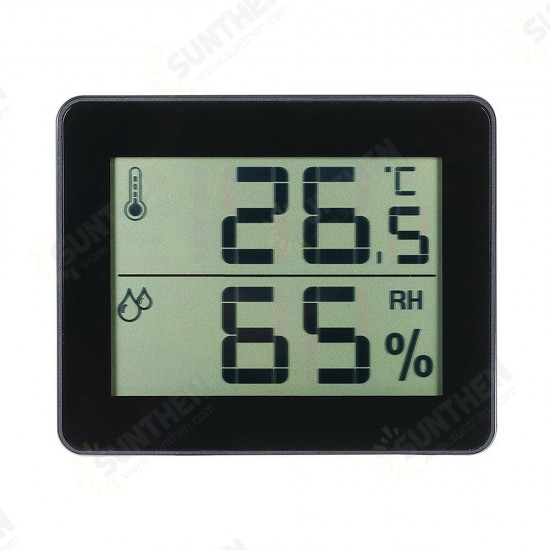 TS-E01 Digital Display Thermometer Hygrometer 0℃-50℃ Thermometer Black/White/Yellow-green Desk Thermometer TS-E01 Digital Display Thermometer Hygrometer 0℃-50℃ Thermometer Black/White/Yellow-green Desk Thermometer