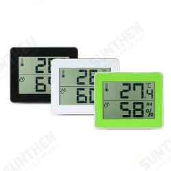 TS-E01 Digital Display Thermometer Hygrometer 0℃-50℃ Thermometer Black/White/Yellow-green Desk Thermometer TS-E01 Digital Display Thermometer Hygrometer 0℃-50℃ Thermometer Black/White/Yellow-green Desk Thermometer
