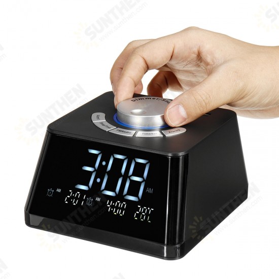 USB2.0 Five-level Dimming Radio Multi-function Electronic Digital Alarm Clock