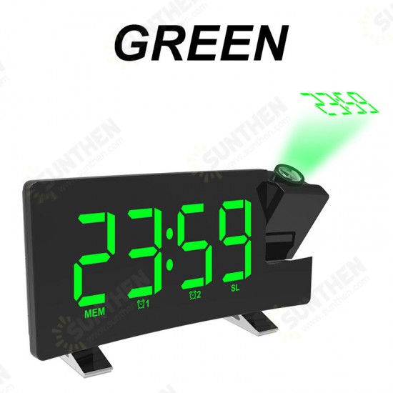 Wake-up Light Digital Projection Alarm Clock Loud LED FM Radio Snooze Sleep Wake-up Light Digital Projection Alarm Clock Loud LED FM Radio Snooze Sleep