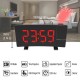 Wake-up Light Digital Projection Alarm Clock Loud LED FM Radio Snooze Sleep