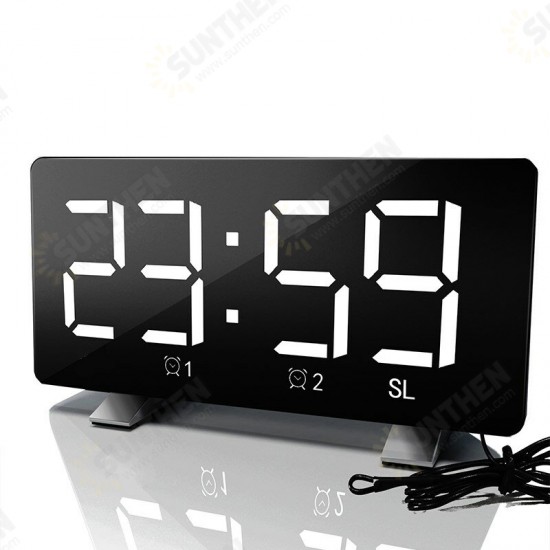 Wake-up Light Digital Projection Alarm Clock Loud LED FM Radio Snooze Sleep Wake-up Light Digital Projection Alarm Clock Loud LED FM Radio Snooze Sleep