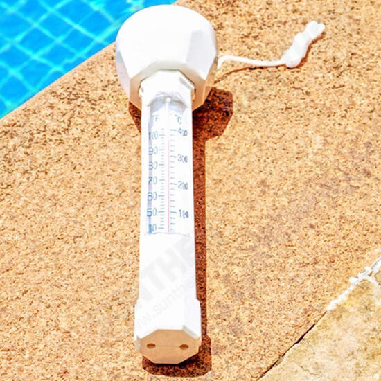 White Floating Water Swimming Pool Bath Spa Hot Tub Temperature Thermometer ℃/℉