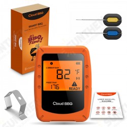 Wireless Smart Meat Thermometer 2 Probes Bluetooth/WiFi For IOS Android Digital Thermometer Wireless Smart Meat Thermometer 2 Probes Bluetooth/WiFi For IOS Android Digital Thermometer