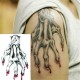 1pcs Halloween Broken Arm Terror Tattoo Temporary Waterproof Sticker