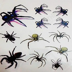 3D Temporary Waterproof Spider Body Tattoo Sticker 3D Temporary Waterproof Spider Body Tattoo Sticker