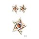 5Pcs Halloween Tattoo Stickers Make Up Mysterious Five Pointed Star Puncture 5Pcs Halloween Tattoo Stickers Make Up Mysterious Five Pointed Star Puncture