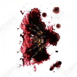 5Pcs Halloween Tattoo Stickers Make Up The Spider In Fake Scars Looks Hurt 5Pcs Halloween Tattoo Stickers Make Up The Spider In Fake Scars Looks Hurt