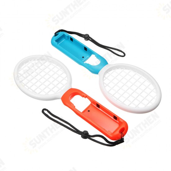 1 Pair Tennis Gamepad ABS Game Controller Sport Games Grip Tennis Racket Exercise Equipment