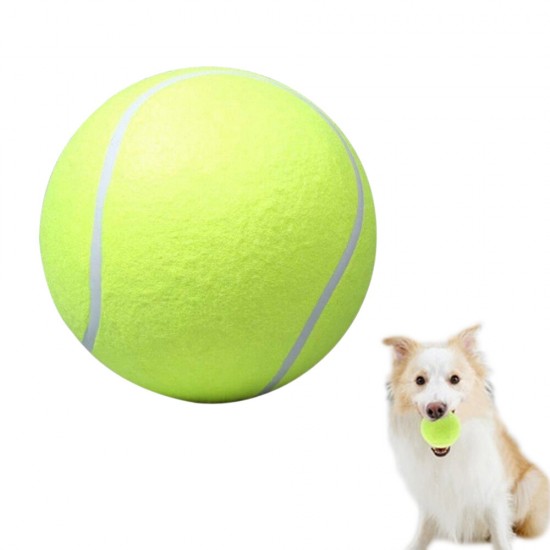 1 Pcs Pet Dog Ball Tennis Ball 6cm/24cm Diameter Rubber Chew Puppy Toy Clean teeth Bite Toy