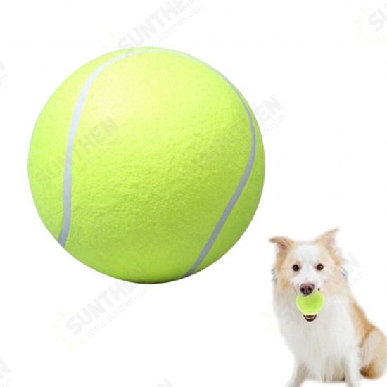 1 Pcs Pet Dog Ball Tennis Ball 6cm/24cm Diameter Rubber Chew Puppy Toy Clean teeth Bite Toy