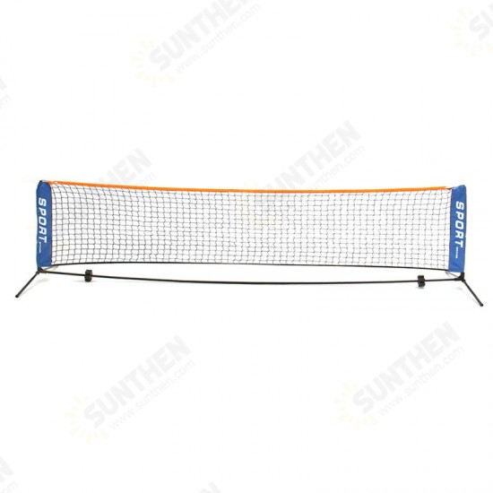 3x0.85M Tennis Net Standard Steel Cable Badminton Volleyball Training Net Team Sport Net Frame with Storage Bag