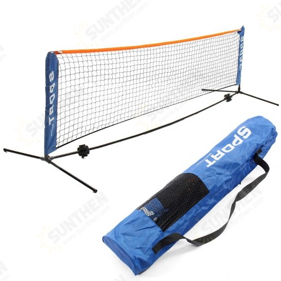 3x0.85M Tennis Net Standard Steel Cable Badminton Volleyball Training Net Team Sport Net Frame with Storage Bag