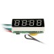 0.36 Inch 3-in-1 Time + Temperature + Voltage Meter Display with NTC DC7-30V Voltmeter Electronic Watch Clock Digital Tube