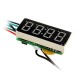 0.36 Inch 3-in-1 Time + Temperature + Voltage Meter Display with NTC DC7-30V Voltmeter Electronic Watch Clock Digital Tube