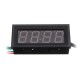 0.56 Inch 200V 3-in-1 Time + Temperature + Voltage Display with NTC DC7-30V Voltmeter Black Watch Clock Digital Tube