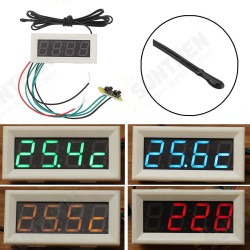 0.56 Inch 200V 3-in-1 Time + Temperature + Voltage Display with NTC DC7-30V Voltmeter White Clock Digital Tube 0.56 Inch 200V 3-in-1 Time + Temperature + Voltage Display with NTC DC7-30V Voltmeter White Clock Digital Tube