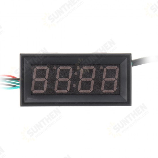 0.56 Inch 200V 3-in-1 Time + Temperature + Voltage Fahrenheit Display DC7-30V Voltmeter Electronic Watch Clock Digital Tube