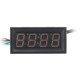 0.56 Inch 200V 3-in-1 Time + Temperature + Voltage Fahrenheit Display DC7-30V Voltmeter Electronic Watch Clock Digital Tube