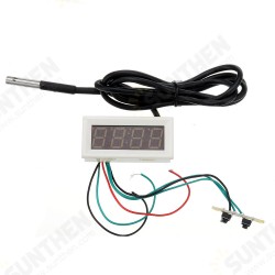 0.56 Inch 33V/200V 3-in-1 Time + Temperature + Voltage Display DC7-30V Voltmeter Electronic Watch Clock Digital Tube 0.56 Inch 33V/200V 3-in-1 Time + Temperature + Voltage Display DC7-30V Voltmeter Electronic Watch Clock Digital Tube