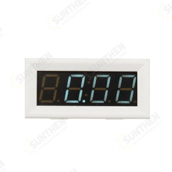 0.56 Inch 33V/200V 3-in-1 Time + Temperature + Voltage Display DC7-30V Voltmeter Electronic Watch Clock Digital Tube