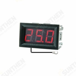 0.56 Inch Mini Digital LCD Indoor Convenient Temperature Sensor Meter Monitor Thermometer with 1M Cable -50-120℃ DC 5-12V 0.56 Inch Mini Digital LCD Indoor Convenient Temperature Sensor Meter Monitor Thermometer with 1M Cable -50-120℃ DC 5-12V