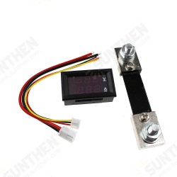 0.56inch Blue Red Dual LED Display Mini Digital Voltmeter Ammeter DC 100V 100A Panel Amp Volt Voltage Current Meter Tester 0.56inch Blue Red Dual LED Display Mini Digital Voltmeter Ammeter DC 100V 100A Panel Amp Volt Voltage Current Meter Tester