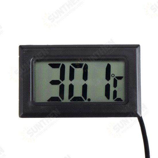 1 Meter Thermometer Electronic Digital Display FY10 Embedded Thermometer Indoor and Outdoor Temperature Measurement