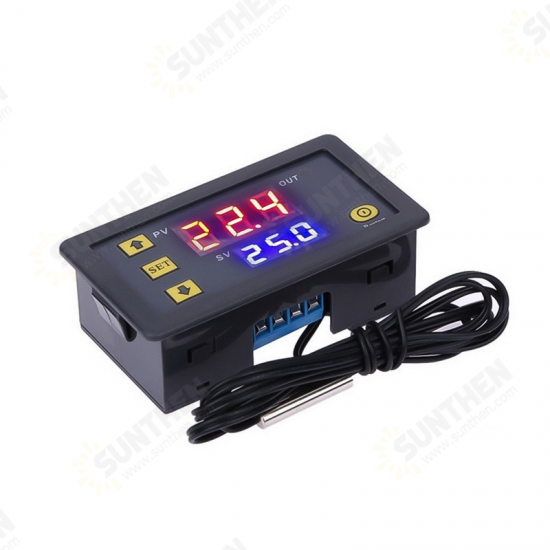 10PCS AC110-220V Temperature Controller Digital Display Thermostat Module Temperature Control Switch Micro Temperature Control Board