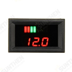 12-60V ACID Red Lead Battery Capacity Voltmeter Indicator Charge Level Lead-acid LED Tester 12-60V ACID Red Lead Battery Capacity Voltmeter Indicator Charge Level Lead-acid LED Tester