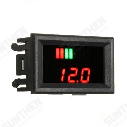 12-60V ACID Red Lead Battery Capacity Voltmeter Indicator Charge Level Lead-acid LED Tester 12-60V ACID Red Lead Battery Capacity Voltmeter Indicator Charge Level Lead-acid LED Tester