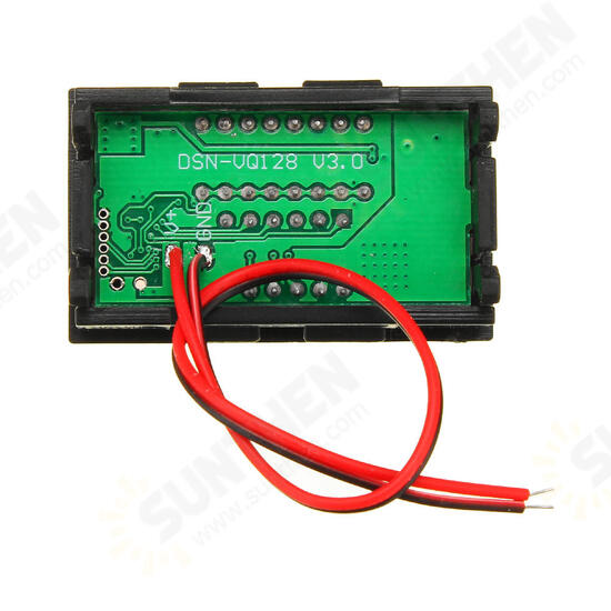 12-60V ACID Red Lead Battery Capacity Voltmeter Indicator Charge Level Lead-acid LED Tester