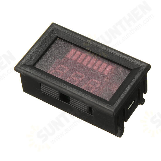 12-60V ACID Red Lead Battery Capacity Voltmeter Indicator Charge Level Lead-acid LED Tester