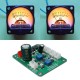 2 Pcs VU Meter Warm Backlight Recording Audio Level Amp With Driver Module