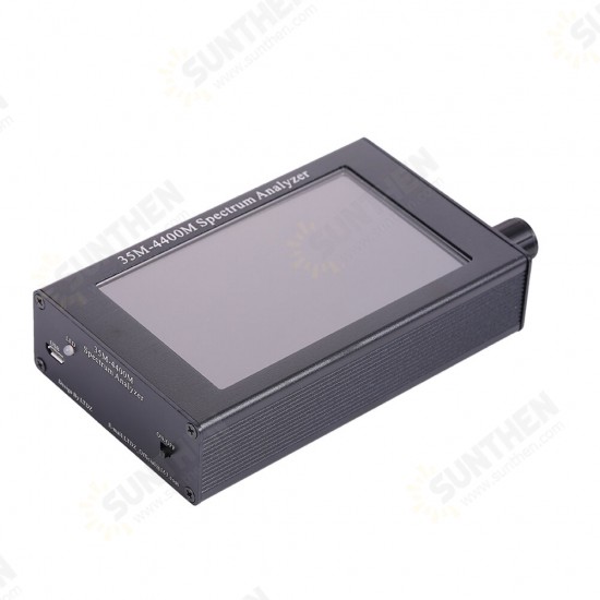 35M-4400M Simple Handheld Spectrum Analyzer Tester Measurement Signal Generator with 4.3 inch Screen