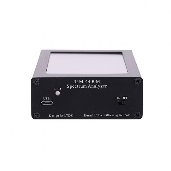 35M-4400M Simple Handheld Spectrum Analyzer Tester Measurement Signal Generator with 4.3 inch Screen