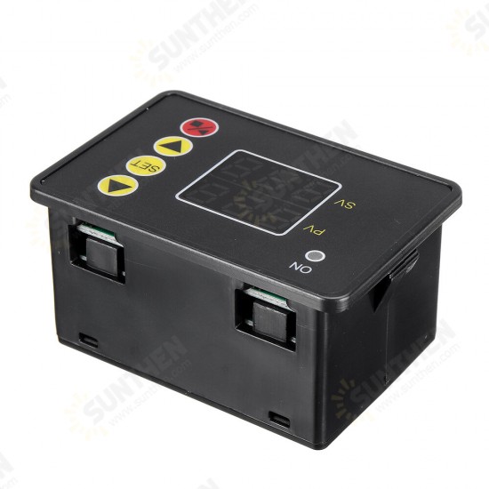 3Pcs T2310 DC12V Programmable Digital Time Delay Switch Relay T2310 Normally Open Timer Control Module 0-999S/Min/Hour