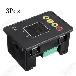3Pcs T2310 DC12V Programmable Digital Time Delay Switch Relay T2310 Normally Open Timer Control Module 0-999S/Min/Hour 3Pcs T2310 DC12V Programmable Digital Time Delay Switch Relay T2310 Normally Open Timer Control Module 0-999S/Min/Hour