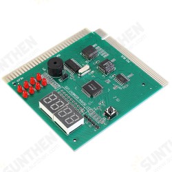 4-Digit PC Analyzer Diagnostic Post Card Motherboard Post Tester Indicator with LED Display for Desktop PC 4-Digit PC Analyzer Diagnostic Post Card Motherboard Post Tester Indicator with LED Display for Desktop PC