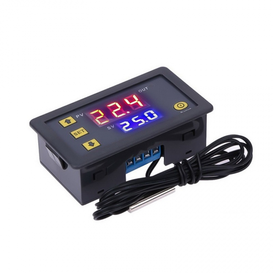 5PCS DC12V Temperature Controller Digital Display Thermostat Module Temperature Control Switch Micro Temperature Control Board