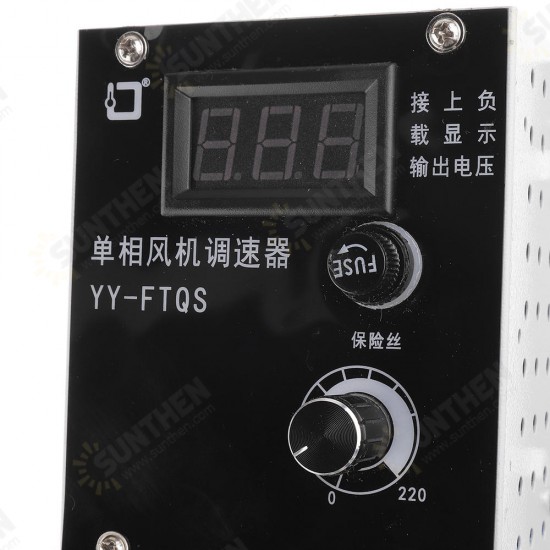 AC Motor Speed Controller 3000W AC 220V Motor Speed Stepless Regulator Controller Temperature Adjustment and Dimming