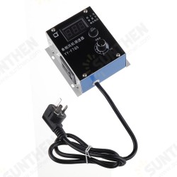 AC Motor Speed Controller 3000W AC 220V Motor Speed Stepless Regulator Controller Temperature Adjustment and Dimming AC Motor Speed Controller 3000W AC 220V Motor Speed Stepless Regulator Controller Temperature Adjustment and Dimming