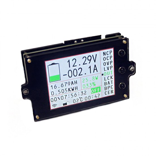 DC 500V 50A 100A 200A 300A 500A Wireless Voltage Meter Ammeter Solar Battery Charging Coulometer Capacity Power Detect Tester
