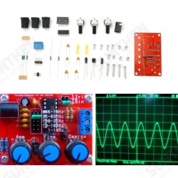 DIY XR2206 Function Signal Generator Kit Sine Triangle Square Output 1HZ-1MHZ