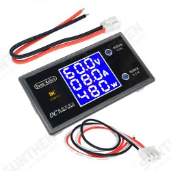 Digital DC 0-100V 0-10A 250W Tester DC7-12V LCD Digital Display Voltage Current Power Meter Voltmeter Ammeter Amp Digital DC 0-100V 0-10A 250W Tester DC7-12V LCD Digital Display Voltage Current Power Meter Voltmeter Ammeter Amp