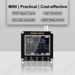 138 PRO Handheld Digital Oscilloscope 2.5MSa/s 200KHz Analog Bandwidth Support AUTO 80Khz PWM and Firmware Update without Battery 138 PRO Handheld Digital Oscilloscope 2.5MSa/s 200KHz Analog Bandwidth Support AUTO 80Khz PWM and Firmware Update without Battery