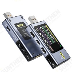 FNB5B USB QC/PD Voltage and Current Meter Tester Type-C Multi-functional Fast Charging Tester HD Screen Display FNB5B USB QC/PD Voltage and Current Meter Tester Type-C Multi-functional Fast Charging Tester HD Screen Display