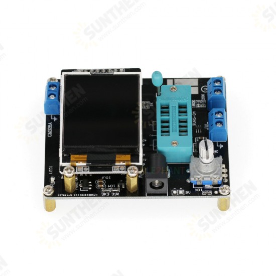 GM328A Transistor Tester LCR Diode Capacitance ESR Voltage Frequency Meter PWM DIY Kit with Case