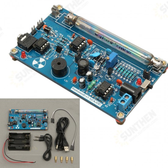 Assembled Geiger Counter Module Miller Tube GM Tube Nuclear Radiation for Arduino - products that work with official Arduino boards